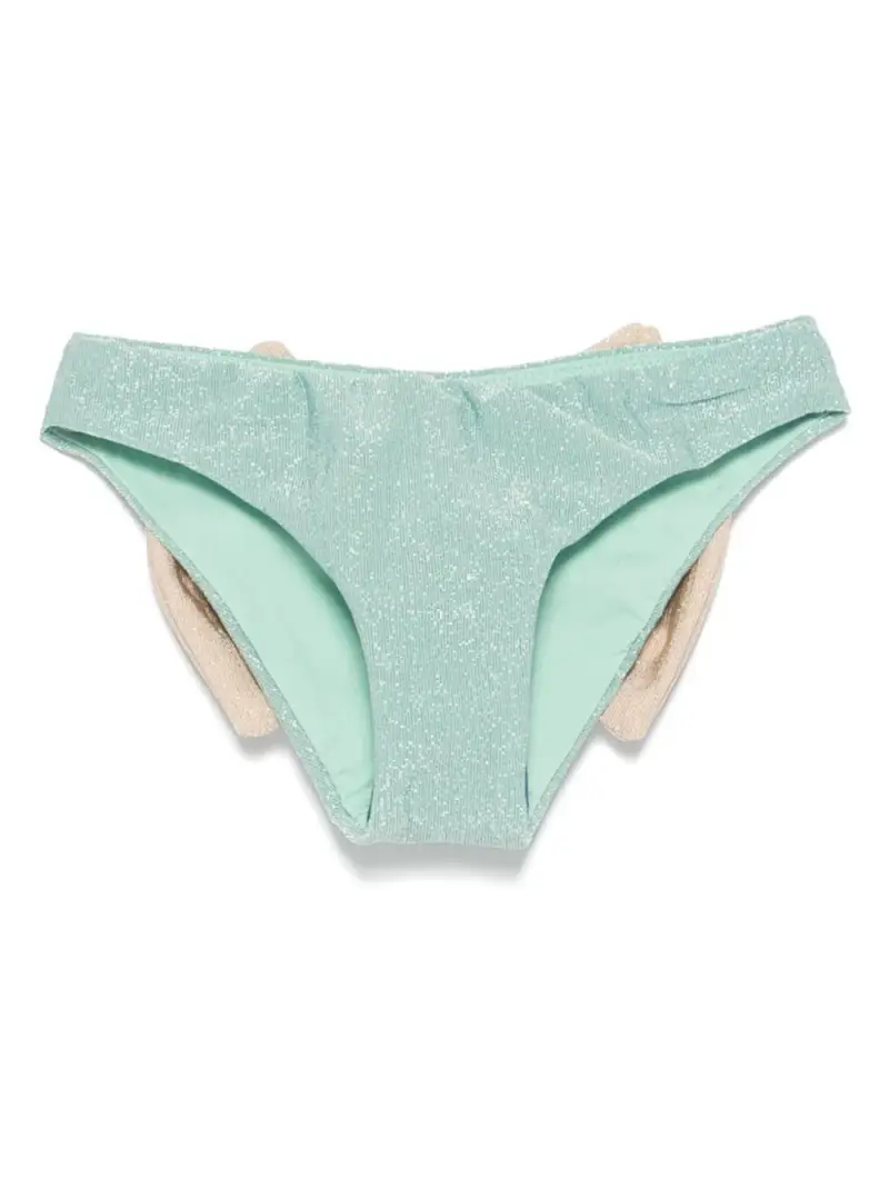 Slip madame glitter verde acqua
