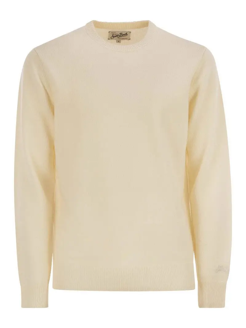 La felpa in lana Crema