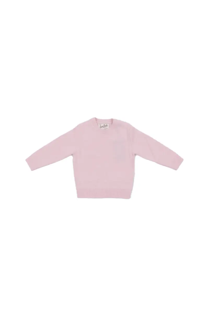 Maglia Bambina MC2 SAINT BARTH Pink Lyle wool