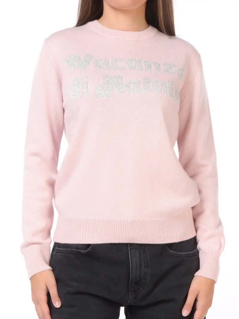 maglia da donna Mc2 Saint Barth vacanze di natale Rosa