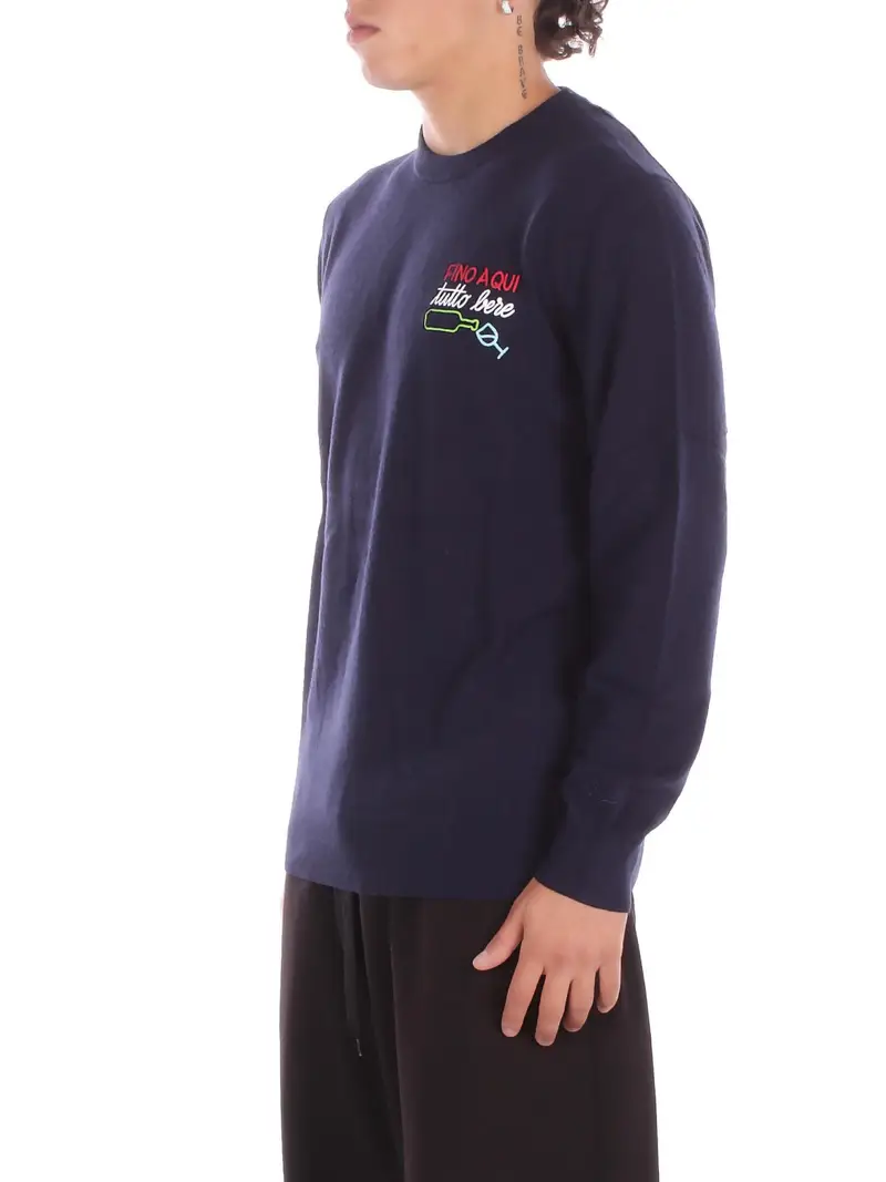 Maglia Uomo MC2 SAINT BARTH Blu Heron light embry tutto bere miniatura 2