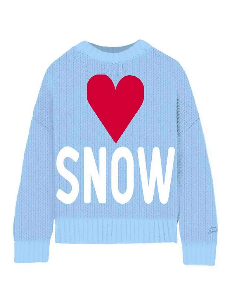 Maglione a mezzo collo Crema