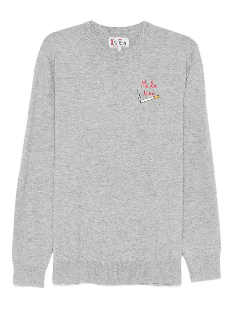 Maglione Girocollo Grigio