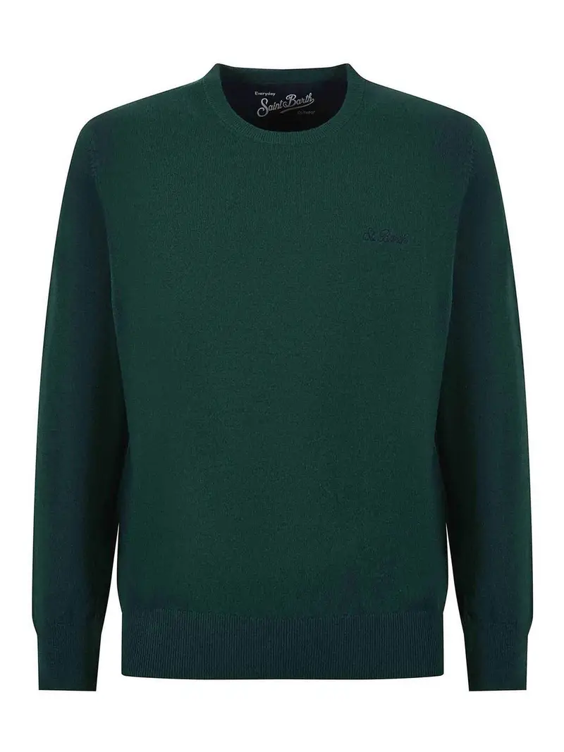 Maglione in miscela di lana Verde