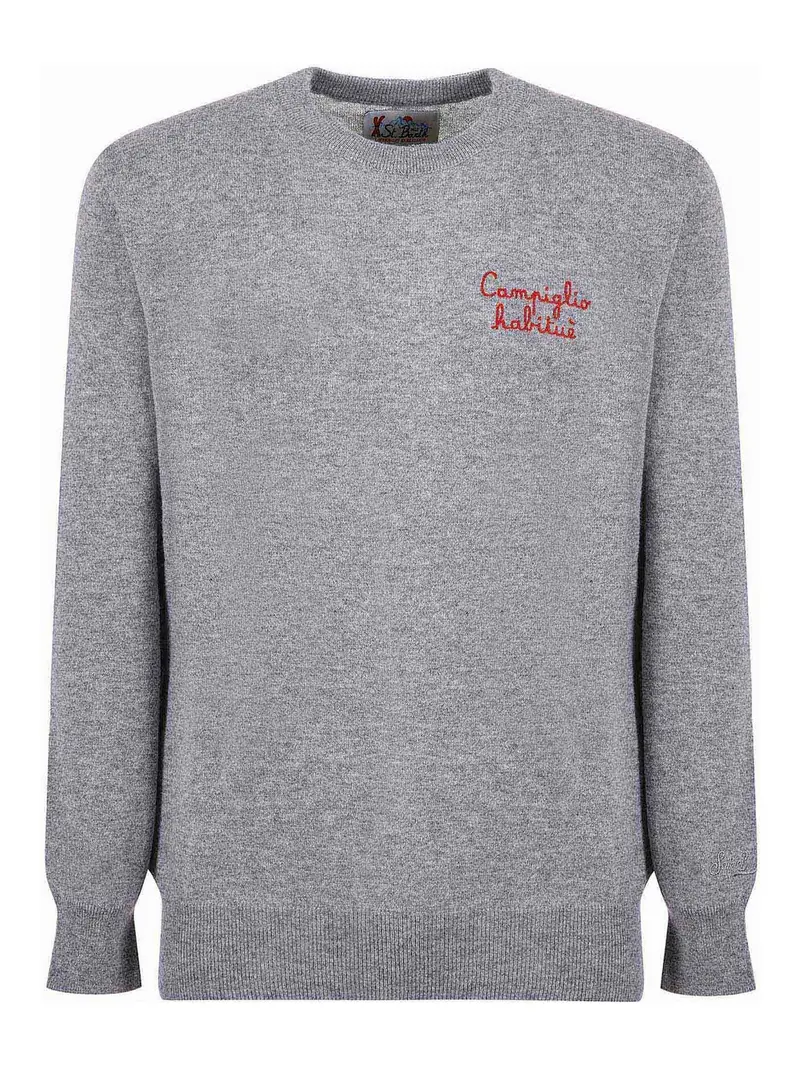 Maglione nella miscela di lana e cashmere Grigio