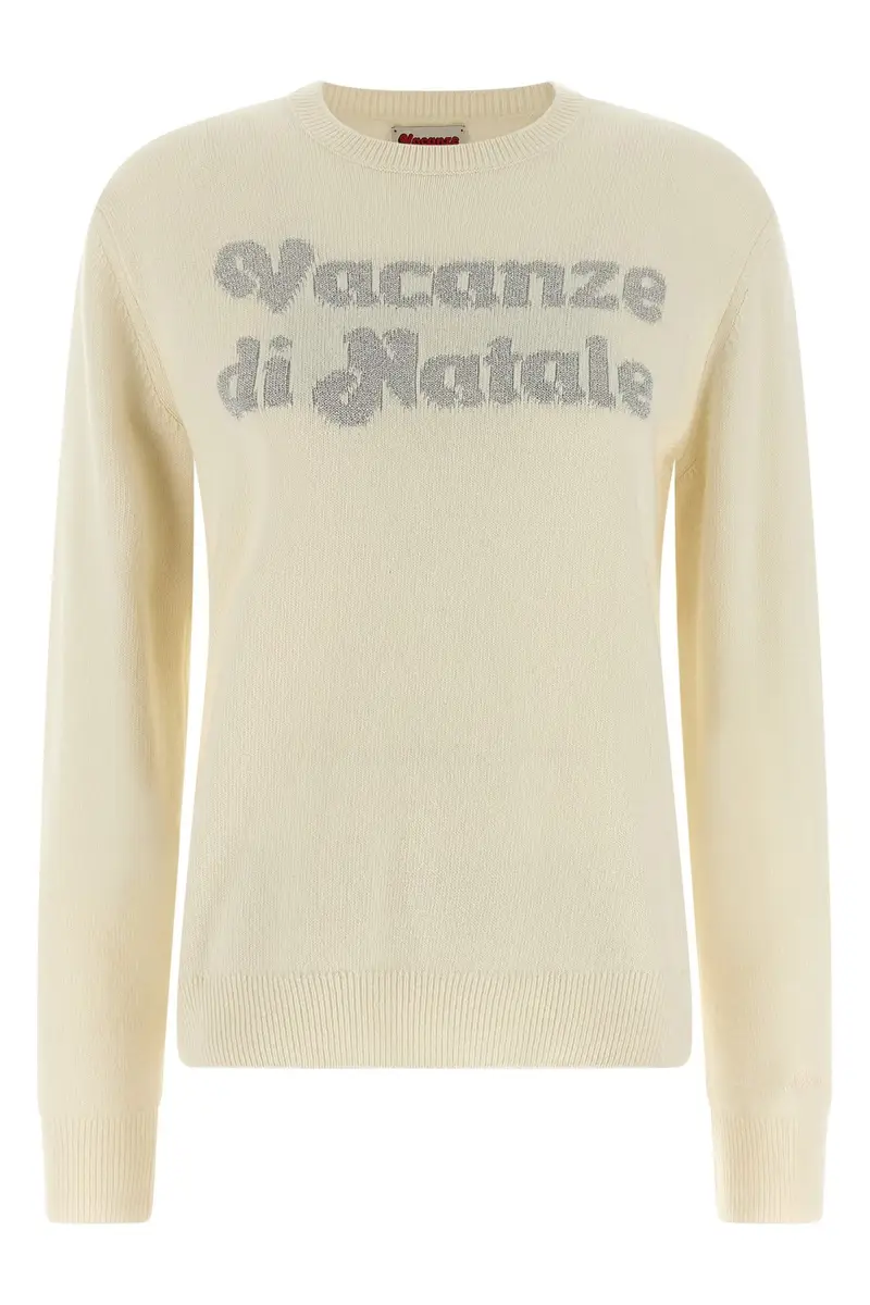 Maglione 'New Queen-Vacanze Di Natale' Limited Ed Bianco