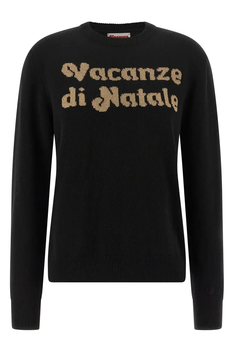 Maglione 'New Queen-Vacanze Di Natale' Limited Ed Nero