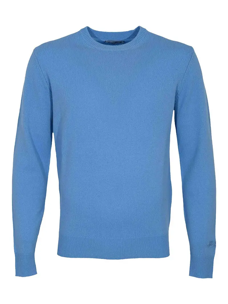 Maglione Regent wool Polvere Blu