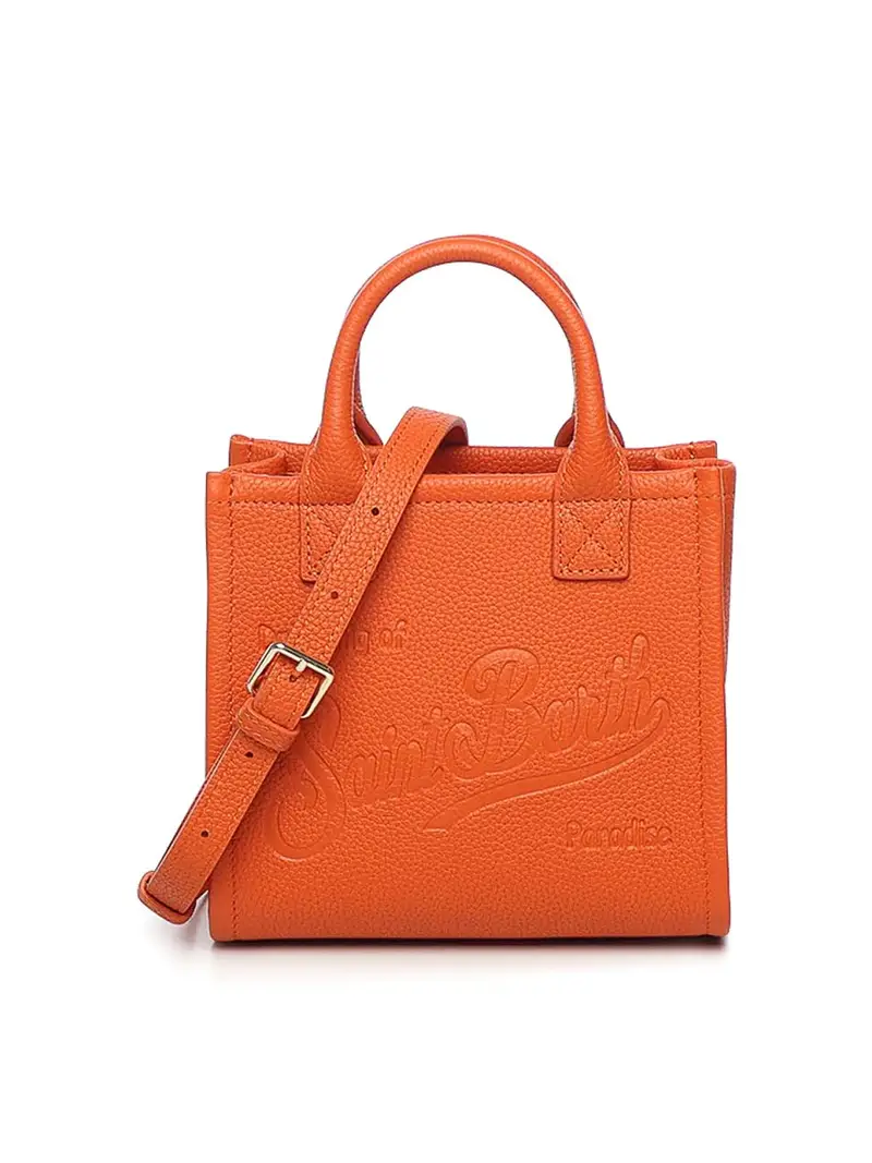 Miniborsa Vanity in pelle Arancione