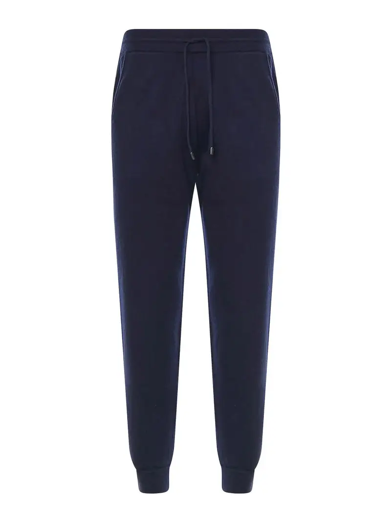 Pantaloni da jogging in lana Blu