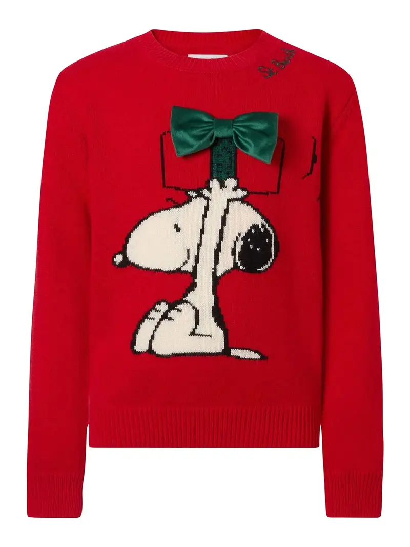 Pull Con Applicazione Rosso