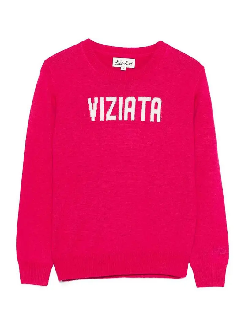 Pull Con Ricamo Multicolore