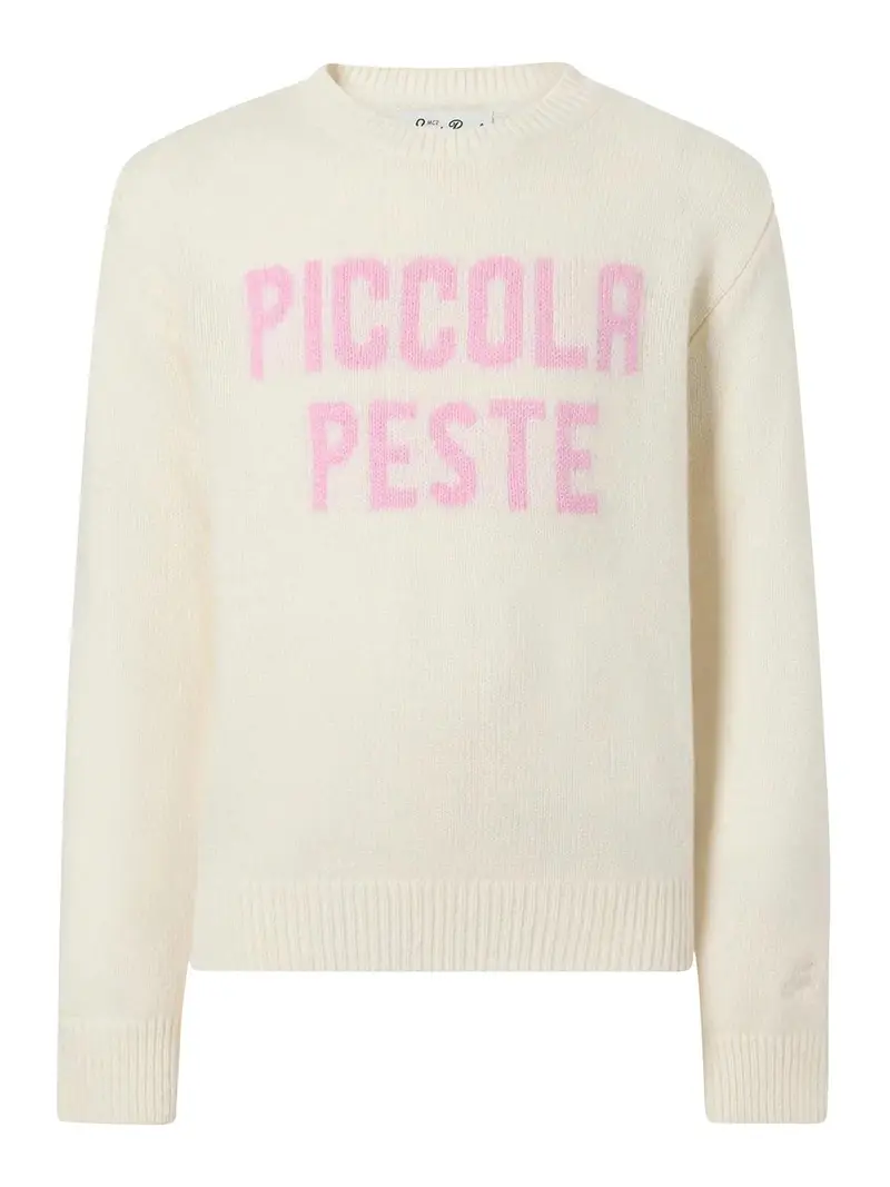 Pull Con Stampa Bianco