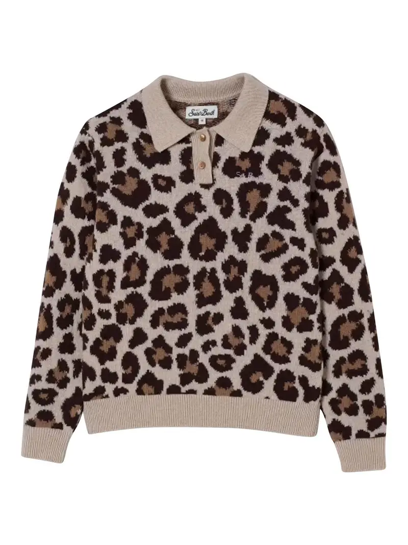 Pull Con Stampa Marrone