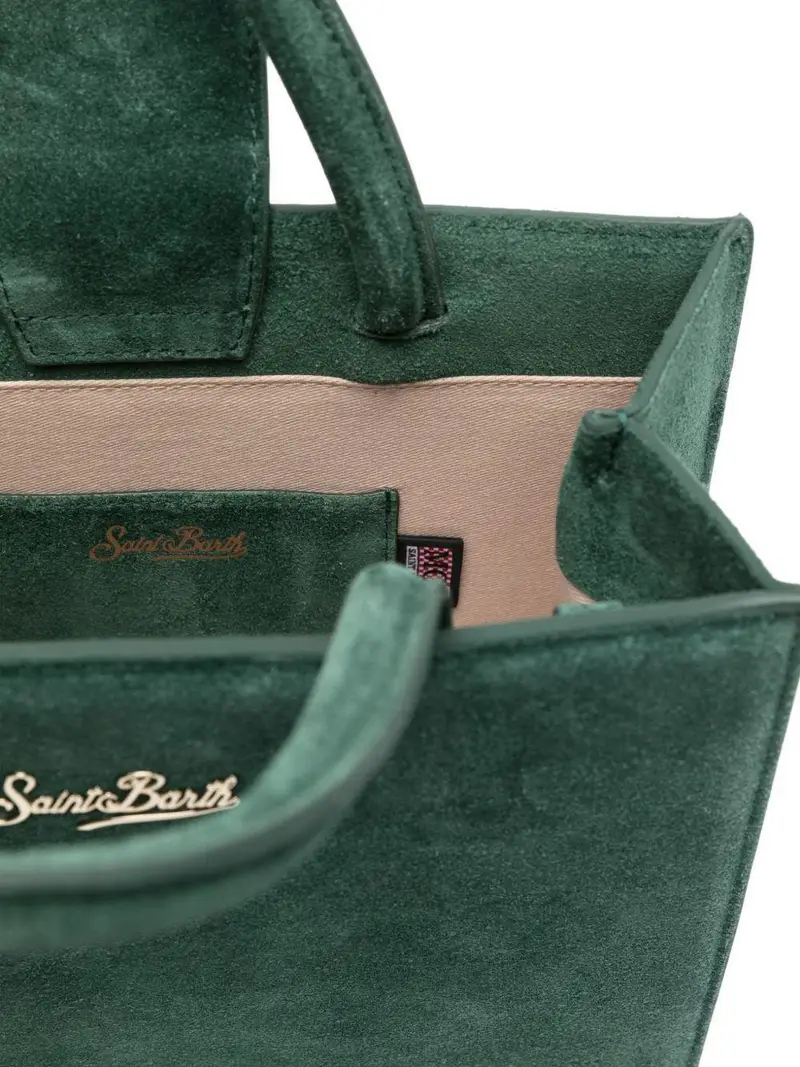 Mc2 Saint Barth Borsa verde in pelle miniatura 2