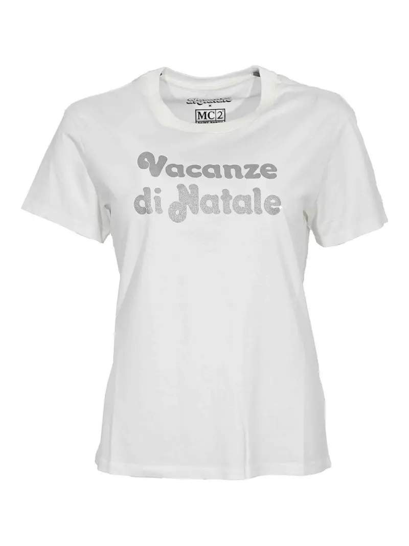 T-Shirt Emilie Vacanze Di Natale Argento