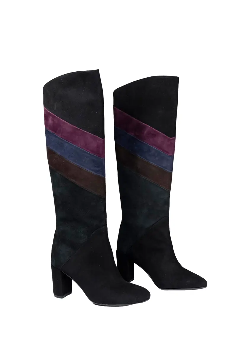 Stivale Donna Nero/asfalto miniatura 3