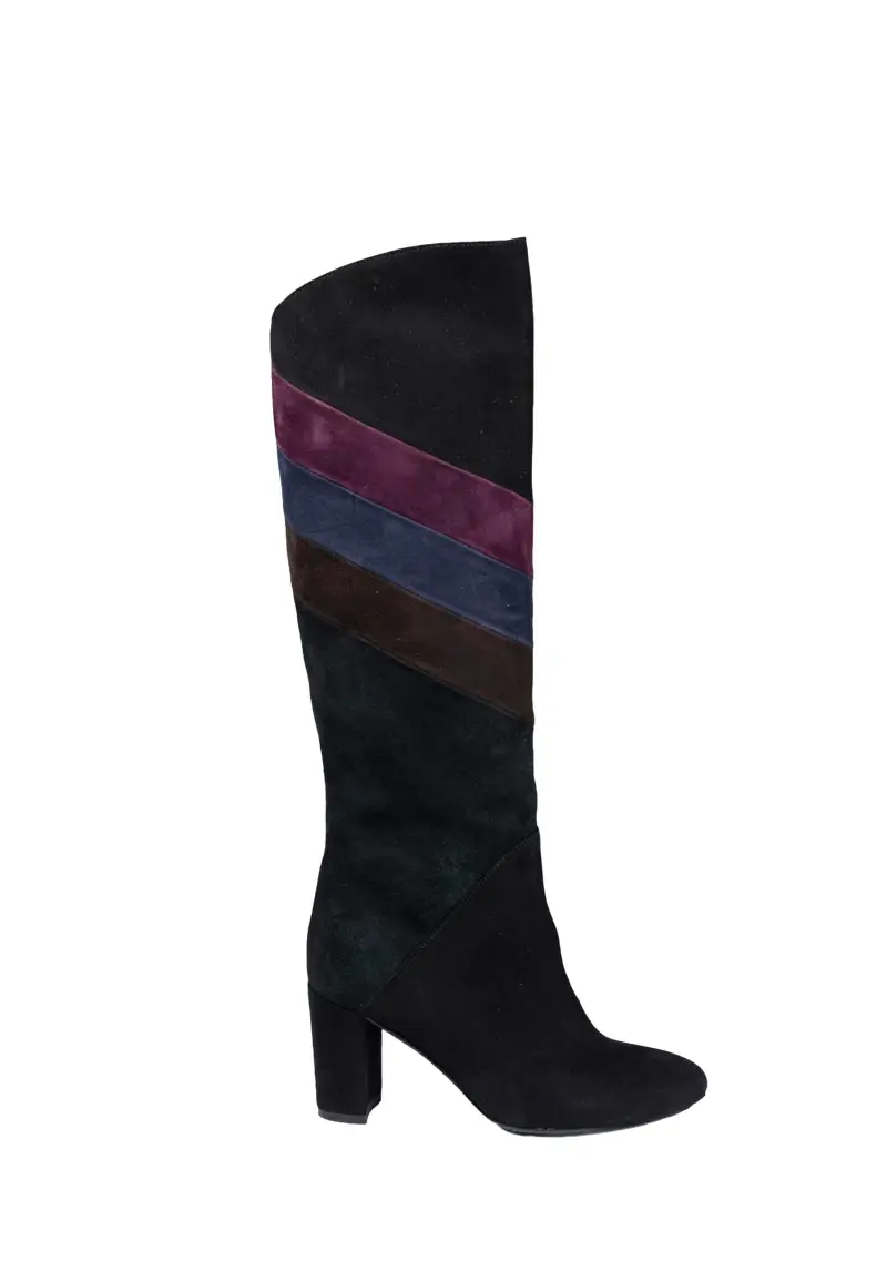 Stivale Donna Nero/asfalto