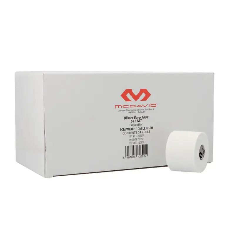 Confezione da 24 rotoli di nastro adesivo da 5 cm x 10 m McDavid Eurotape