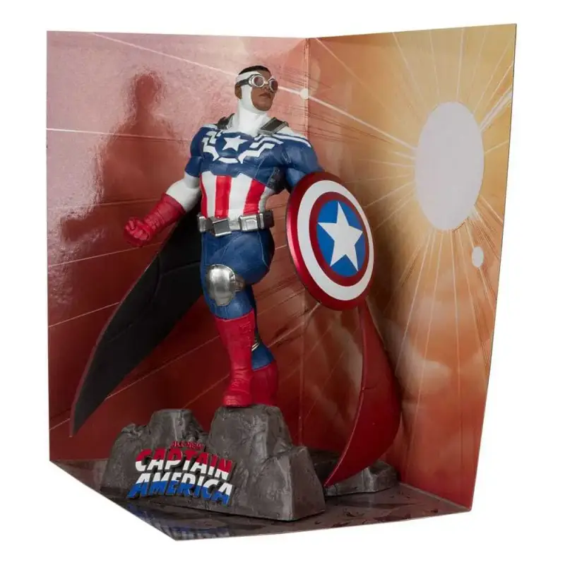 Statuetta PVC 1/10 McFarlane Toys Marvel Collection - Captain America (All-New Captain America #1)