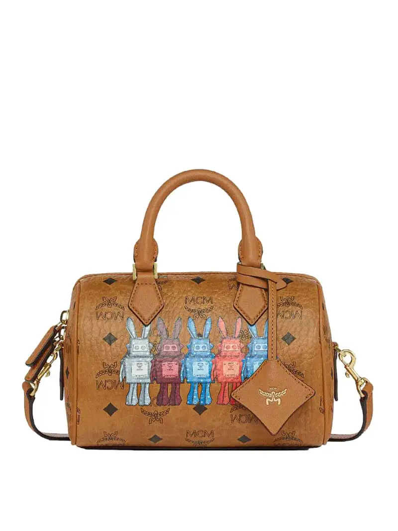 Borsa Boston piccola Marrone