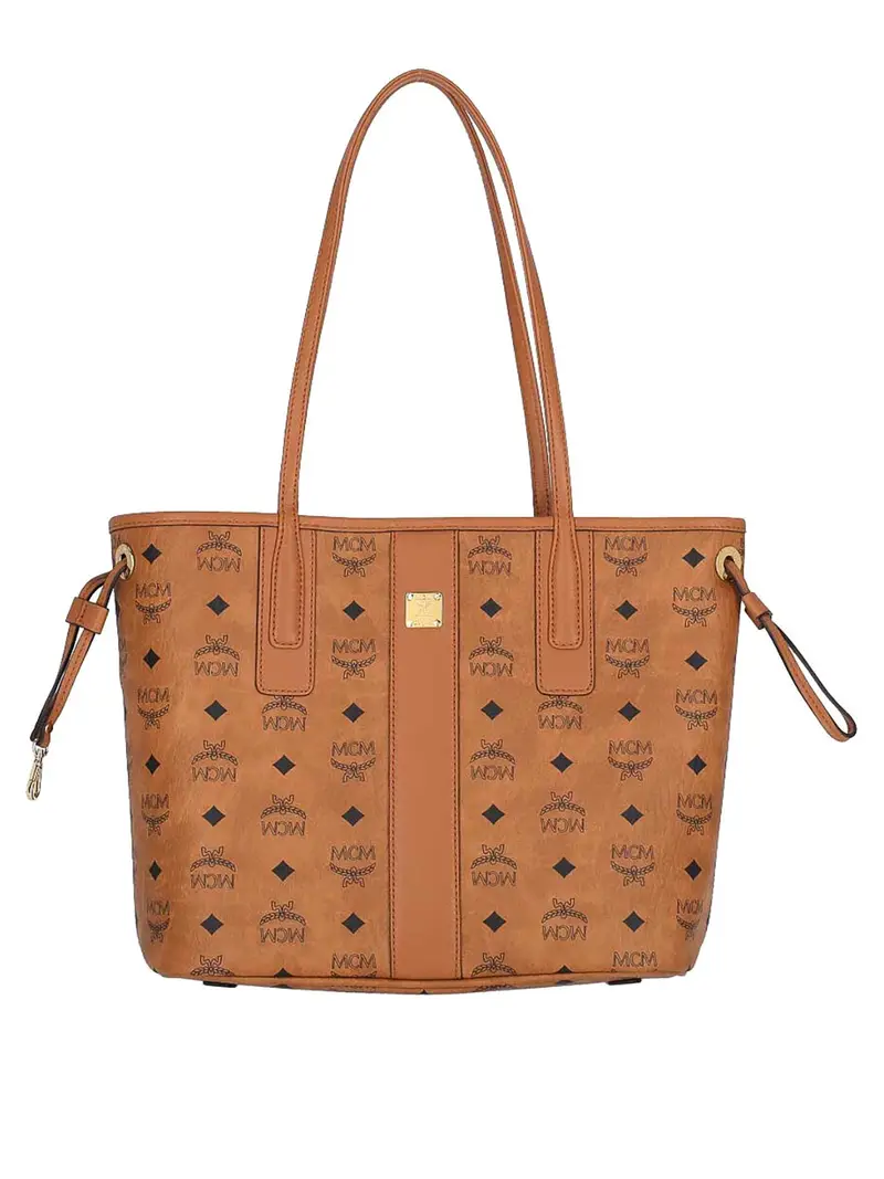 Borsa Tote Piccola Reversibile Marrone