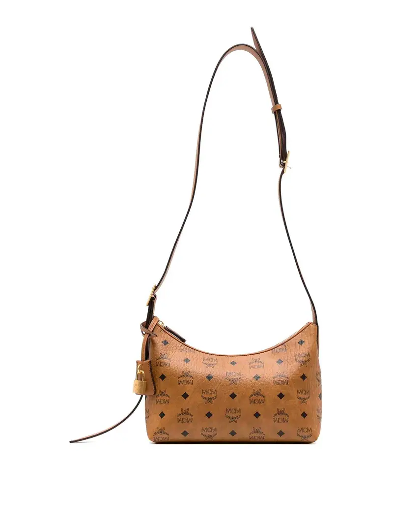 Piccola borsa di hobo Marrone Chiaro