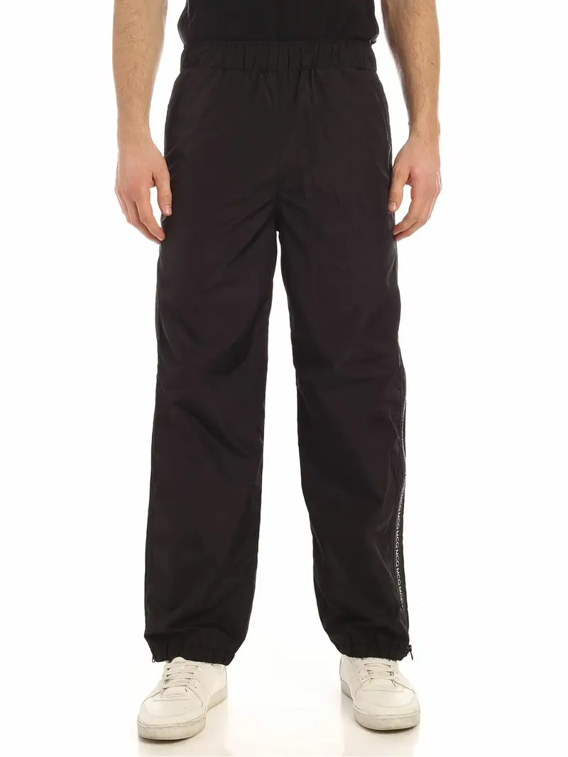 Pantalone con bande MCQ nero