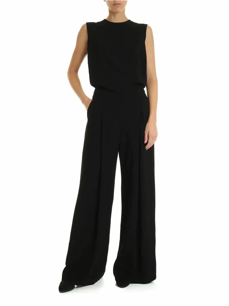 Tuta nera smanicata Nero