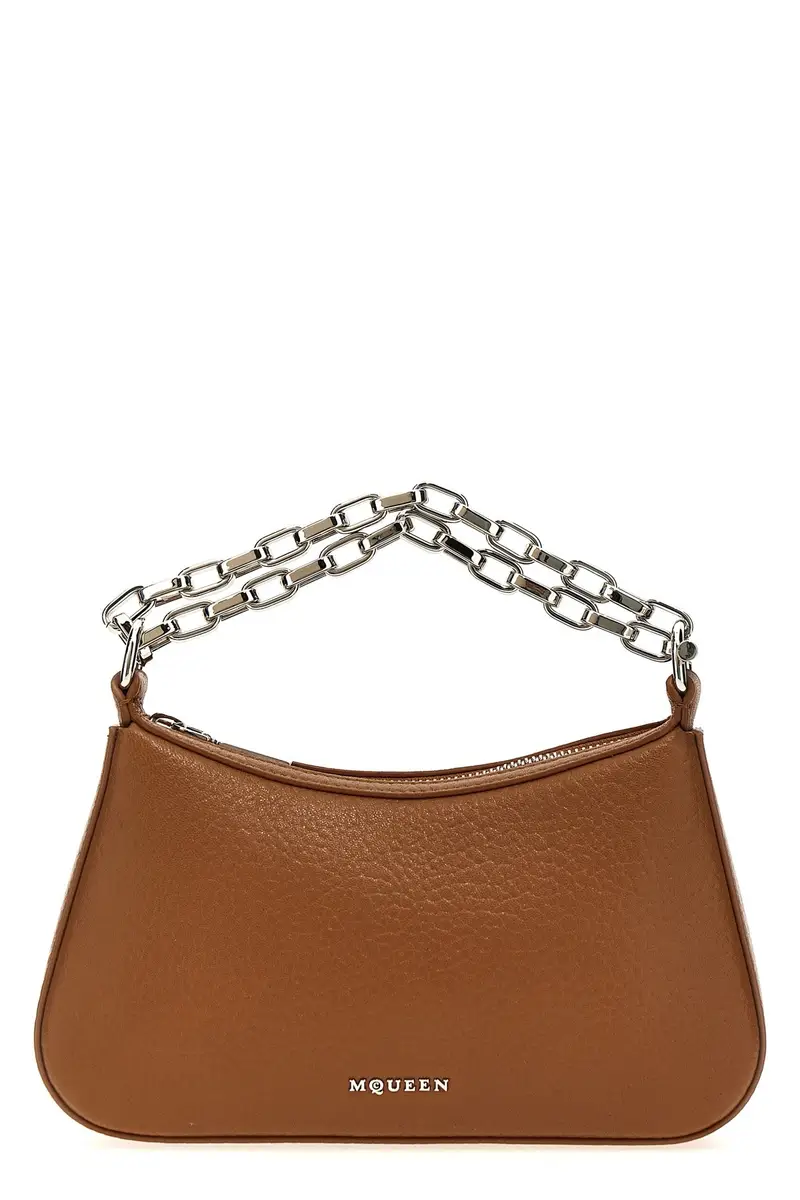 Borsa A Mano Mcqueen T-Bar Mini Marrone