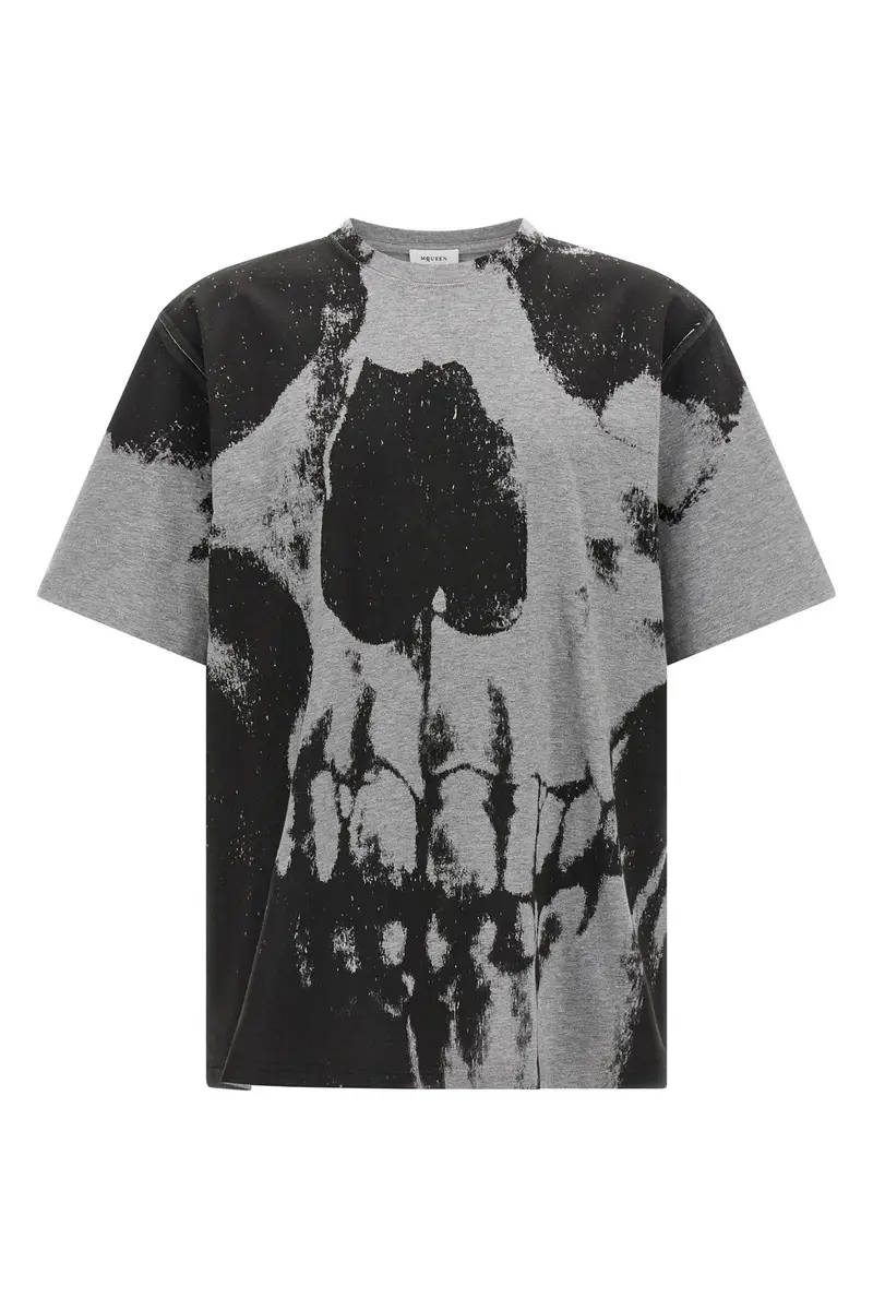 T-Shirt Skull Grigio