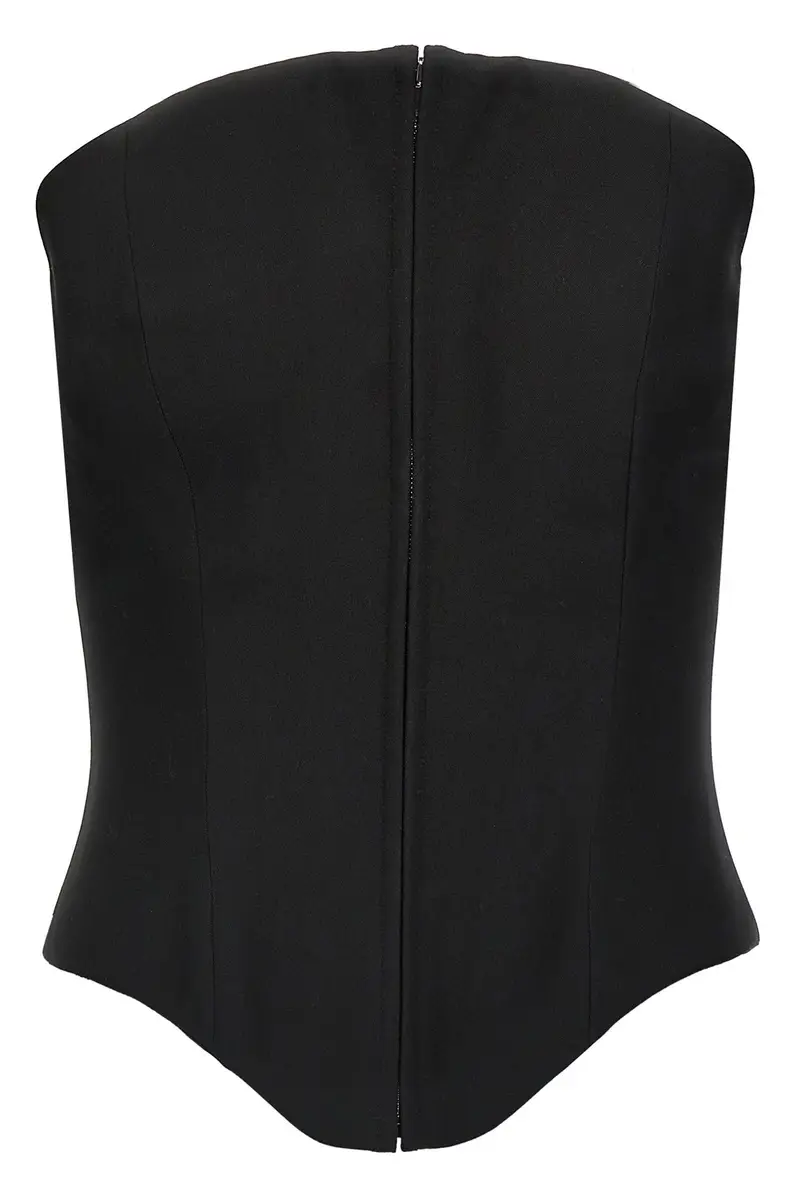 Top Corsetto Nero