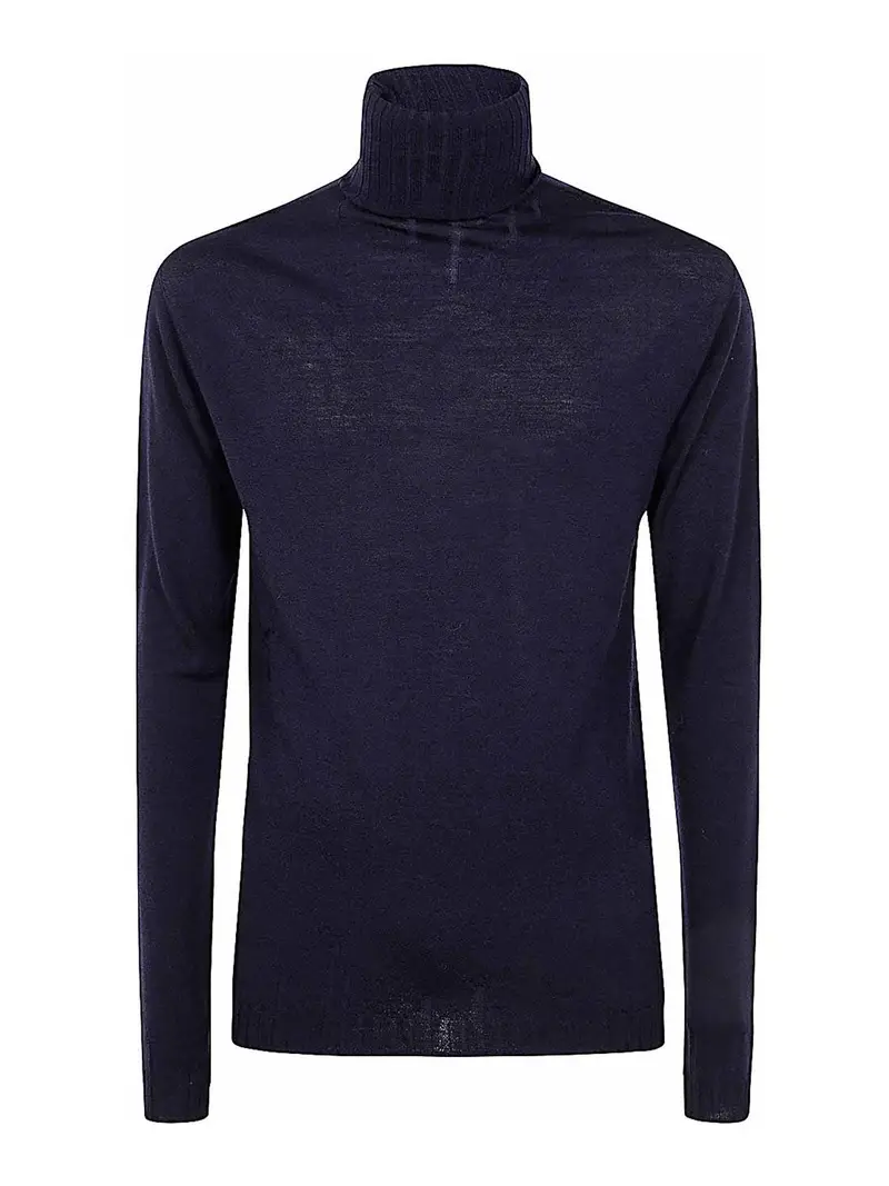 Maglione a collo alto Blu