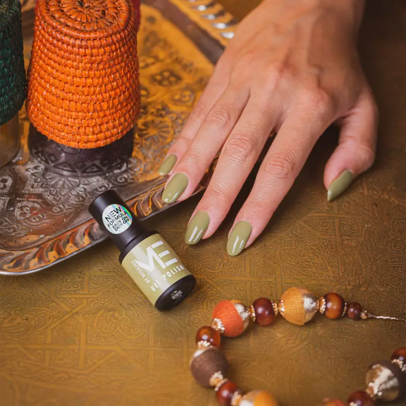 Unghie ME Gel Polish 233 Ethnic Green - Smalto gel e semipermanente miniatura 4