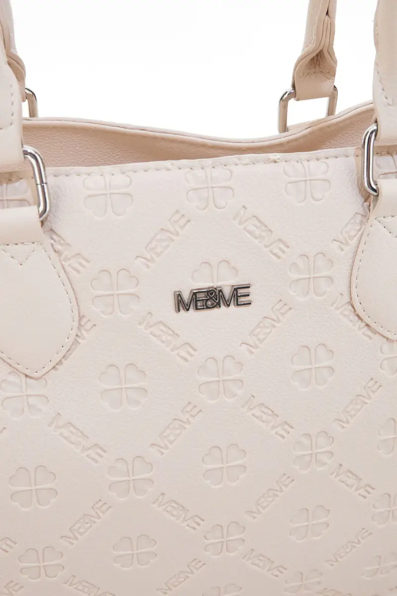 Borsa a mano beige con tracolla removibile Me & Me 20499 [BEIGE] miniatura 2
