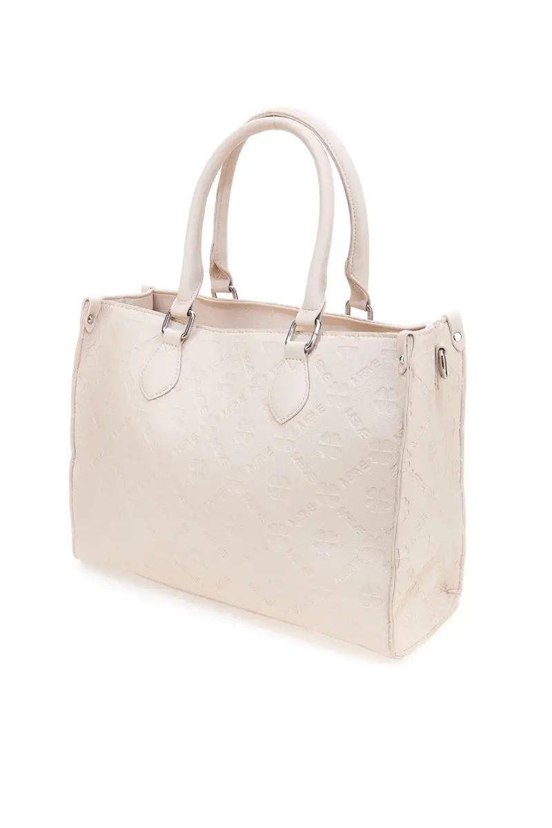 Borsa a mano beige con tracolla removibile Me & Me 20499 [BEIGE] miniatura 3