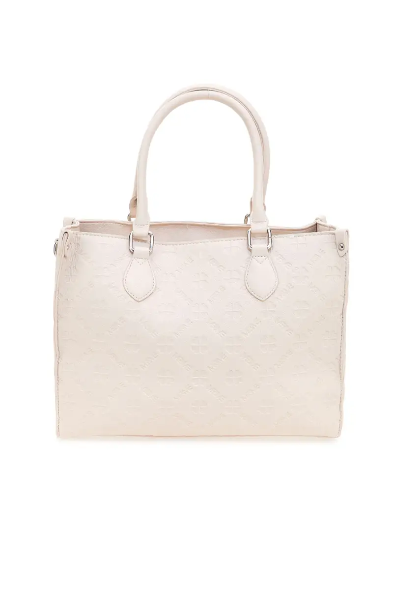 Borsa a mano beige con tracolla removibile Me & Me 20499 [BEIGE] miniatura 4