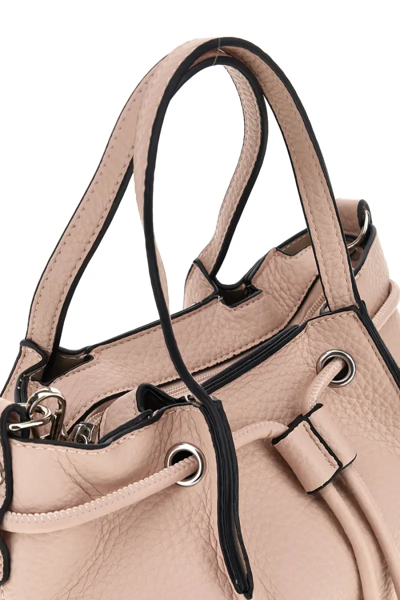 Borsa beige a mano con tracolla Me & me KX8988 [NUDE] miniatura 5