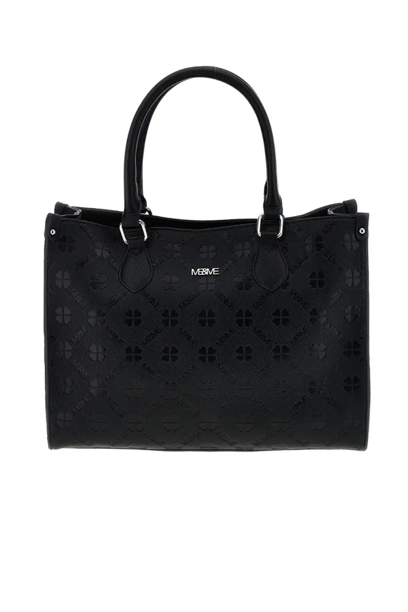 Borsa nera a mano con tracolla Me & me 20499 [NERO]