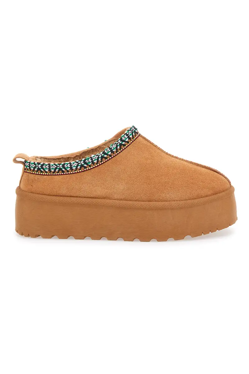 Pantofole Cammello con Platform ME&ME 001 [CAMEL]