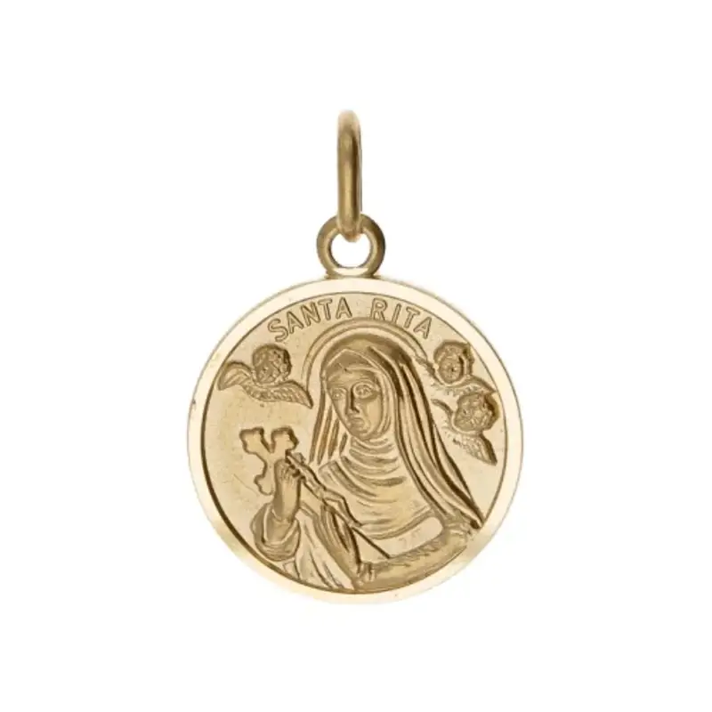 Medaglia Santa Rita Oro Giallo GL100745