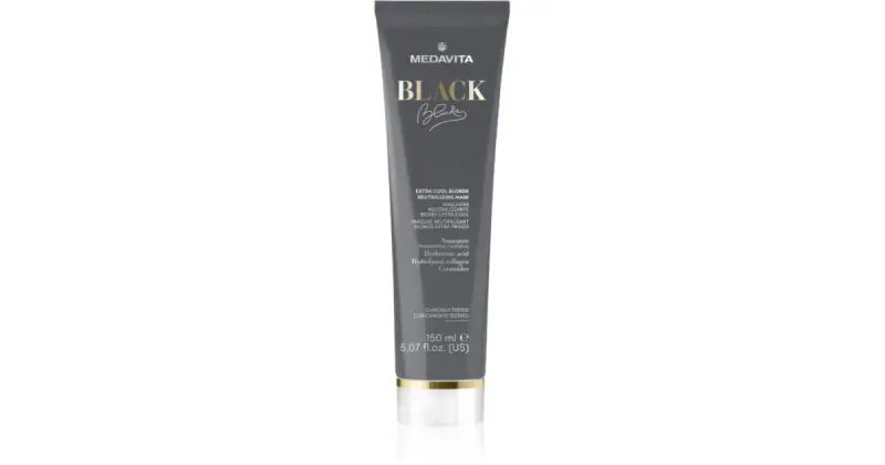 Black Blondie Extra Cool Blonde maschera neutralizzante naturale per capelli tinti 150 ml