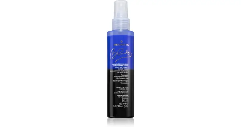 Blondie Ice Blonde Enhancing Siero balsamo spray senza risciacquo per sfumature biondo freddo pH 4.5 150 ml