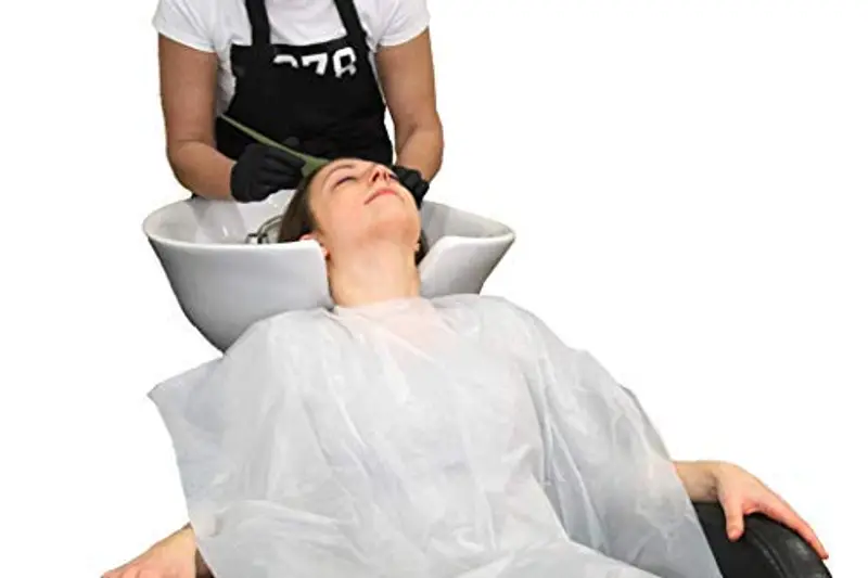 MEDICAL SUD PROFESSIONAL 50 Mantelle Monouso Professionale Per Tintura In Polietilene HD Cm 86 x 110 Made In Italy miniatura 3