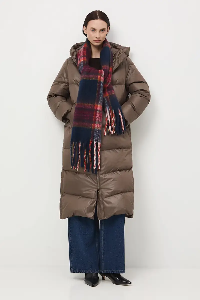 cappoto in piuma-piumino Marrone miniatura 2