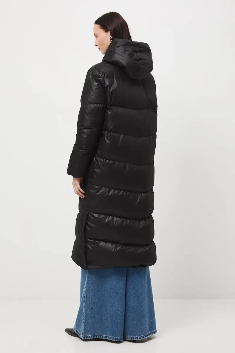 cappoto in piuma-piumino Nero miniatura 3
