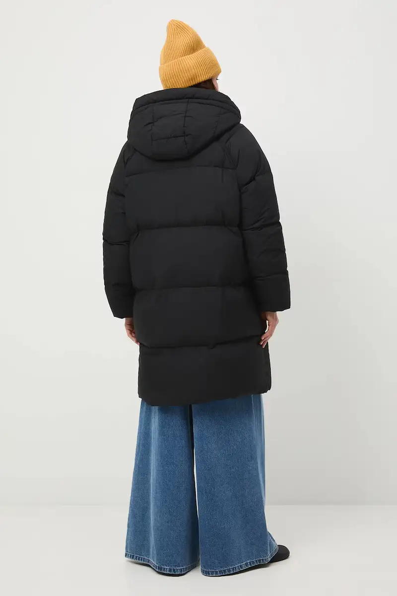 cappoto in piuma-piumino Nero miniatura 3