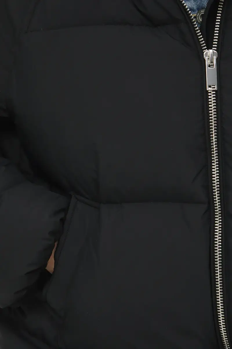 cappoto in piuma-piumino Nero miniatura 5