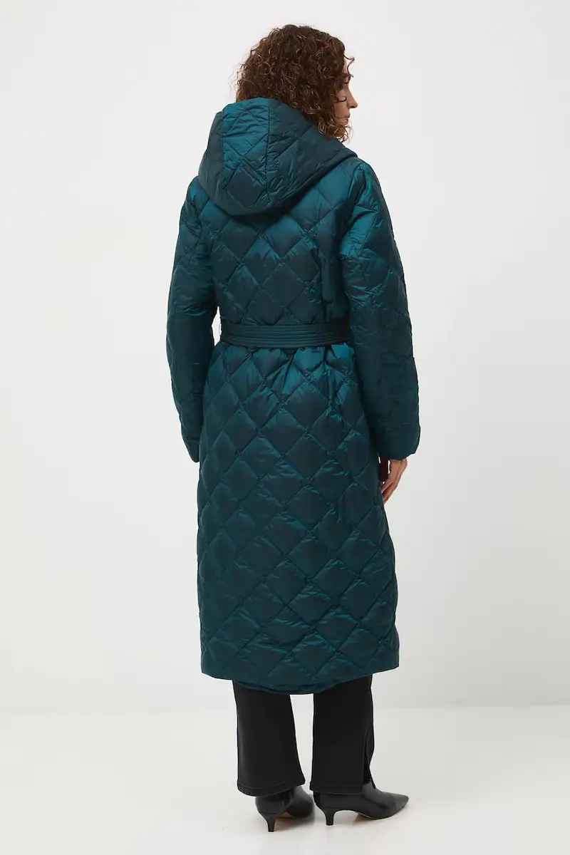 cappoto in piuma-piumino Turchese miniatura 3