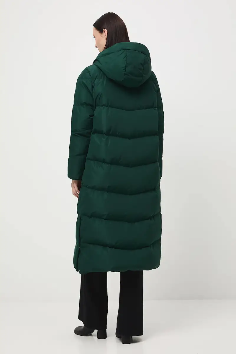 cappoto in piuma-piumino Verde miniatura 3